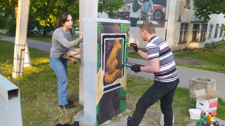 Обитатели леса на городских улицах: в Тверской области стартовал проект #АртУлочкаРТК