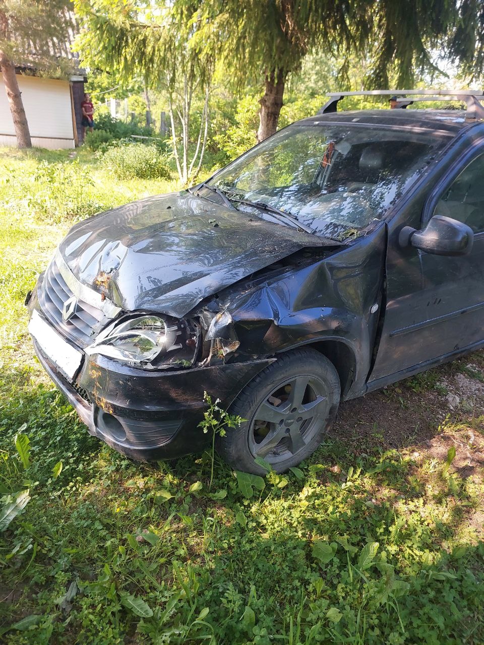 В Тверской области иномарка въехала в дерево В Тверской области иномарка въехала в дерево