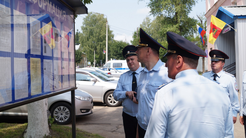 Начальник УМВД России по Тверской области проверил работу Нелидовского отдела