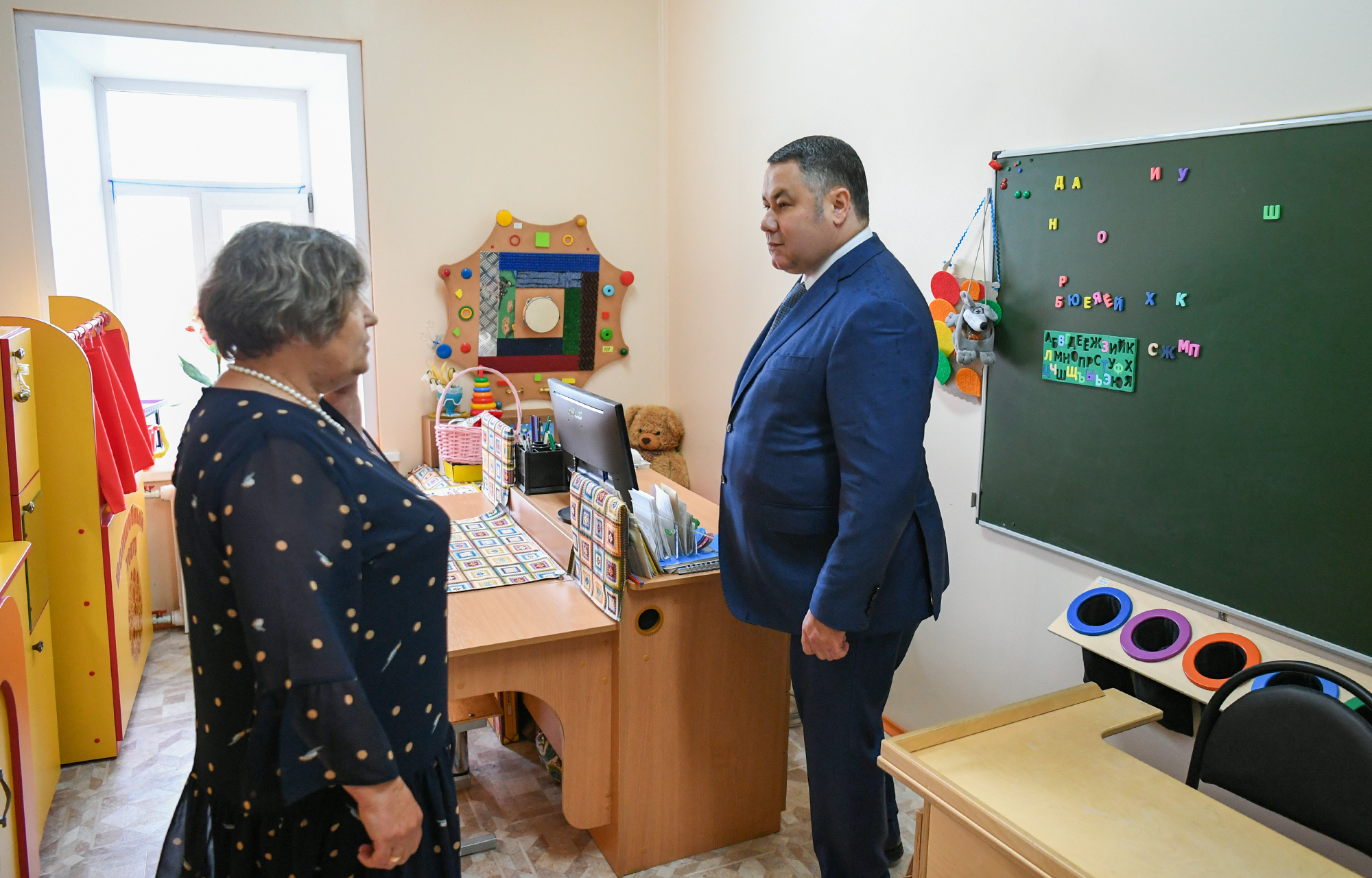 Игорь Руденя обсудил с руководством Кашинской школы-интерната вопрос строительства нового здания учреждения