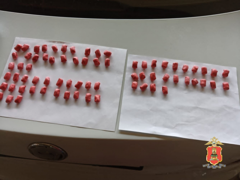 В Тверской области арестовали водителя, перевозившего крупную партию героина