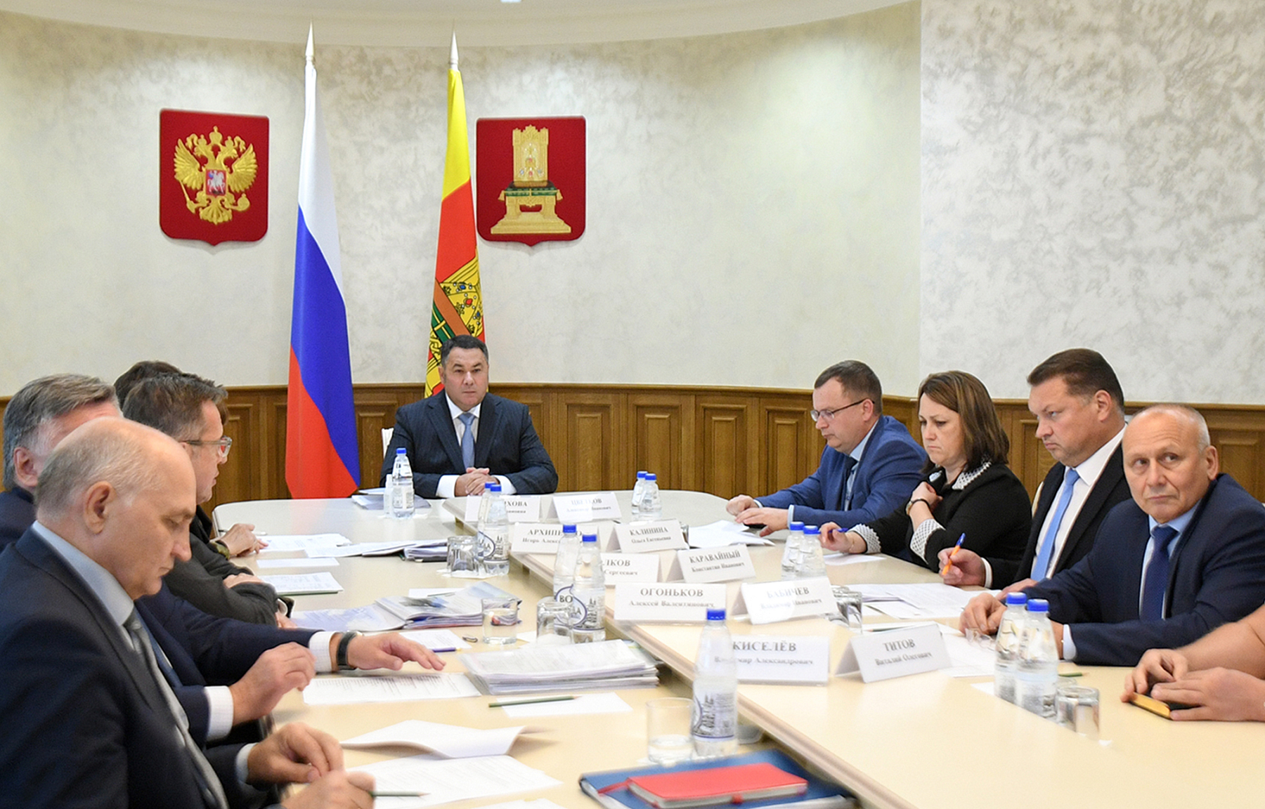 Губернатор Тверской области провел совещание по вопросам строительства учреждений образования Губернатор Тверской области провел совещание по вопросам строительства учреждений образования