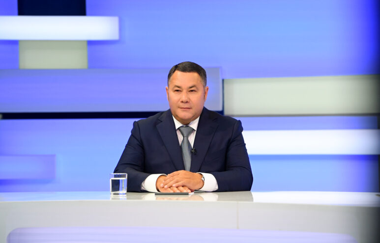 Игорь Руденя ответил на вопросы телезрителей в прямом эфире