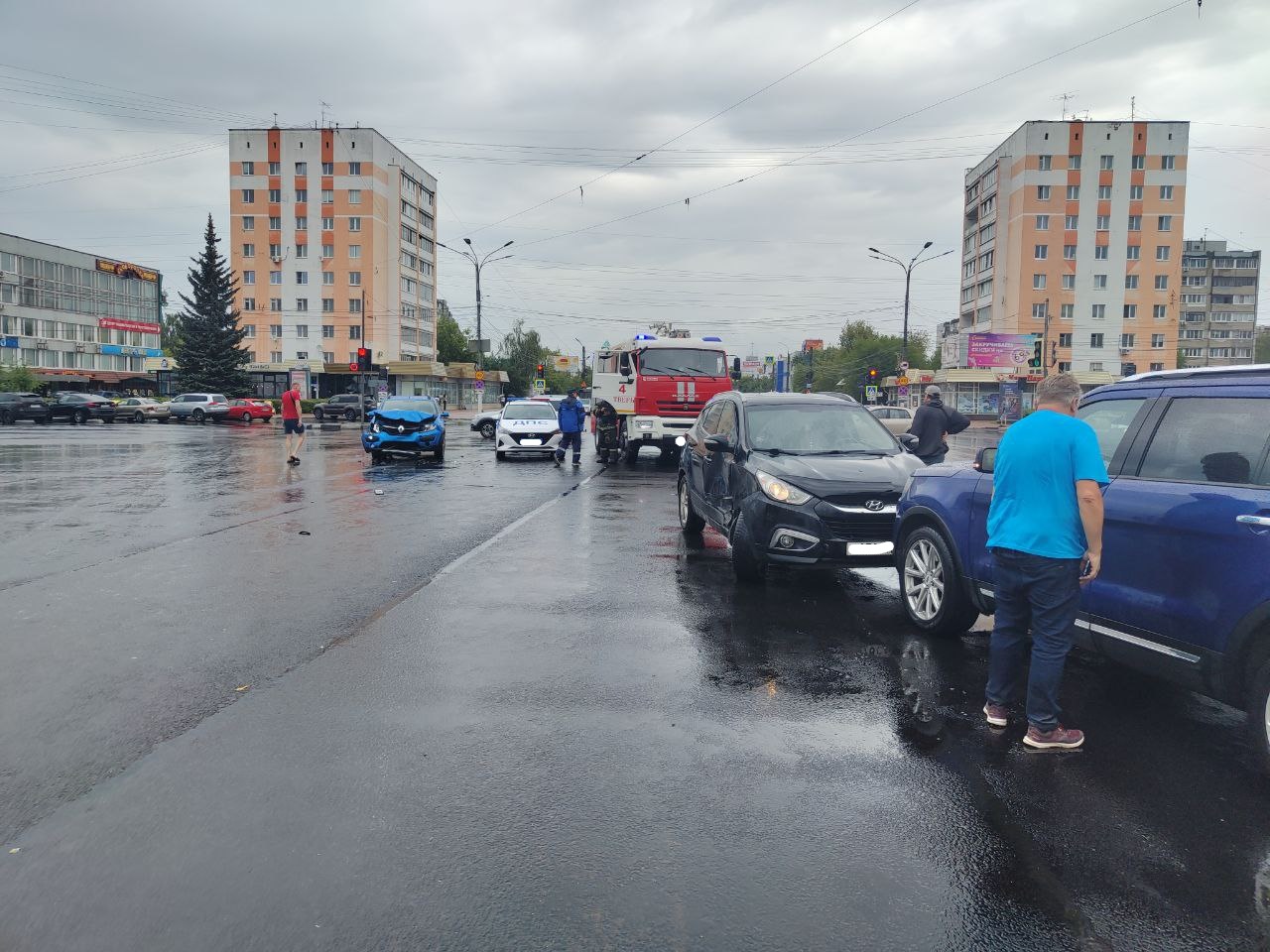 В аварии в центре Твери пострадал двухлетний ребенок