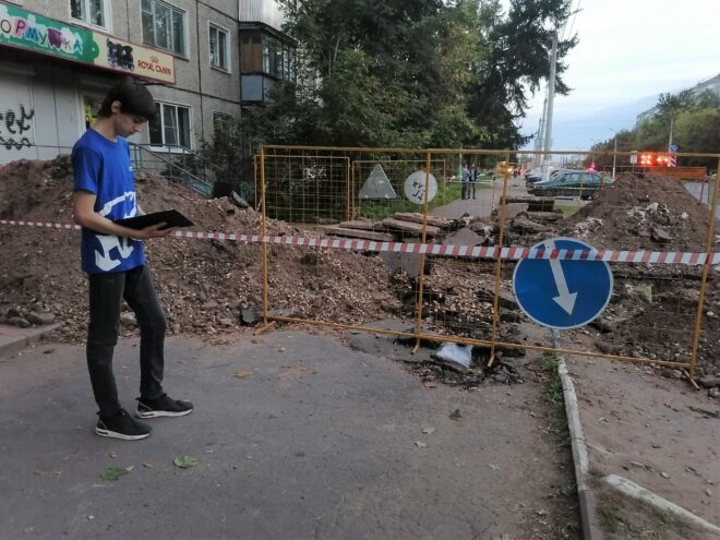 В Твери активисты проверили ход ремонтных работ по восстановлению водоснабжения