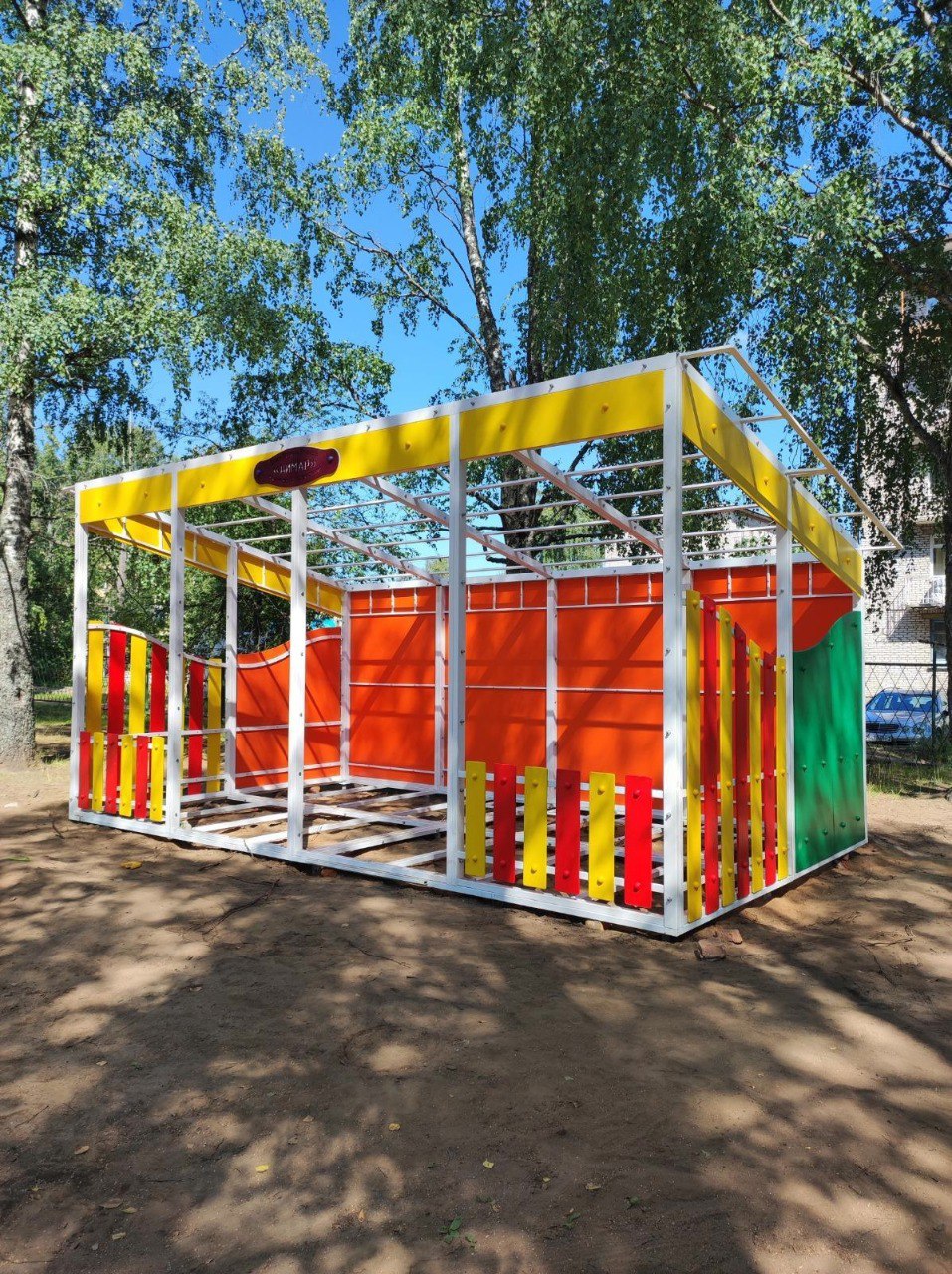 В детских садах Тверской области устанавливаются новые игровые комплексы