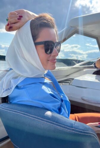 Известная телеведущая Ксения Бородина посетила Нило- Столобенскую пустынь на Селигере