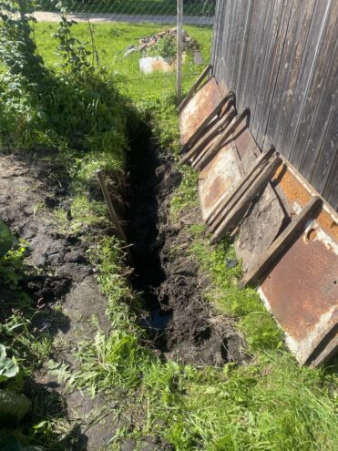 В городе Белый на частном участке были найдены костные останки человека