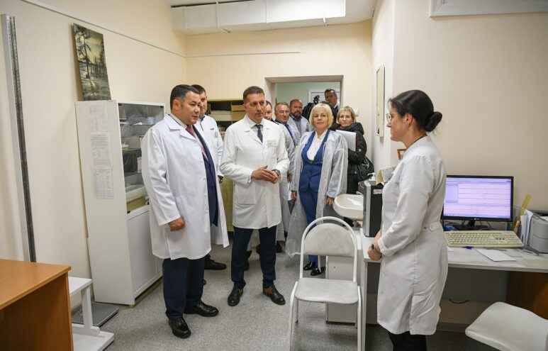 Игорь Руденя посетил Калининскую клиническую больницу и Эммаусскую врачебную амбулаторию Игорь Руденя посетил Калининскую клиническую больницу и Эммаусскую врачебную амбулаторию