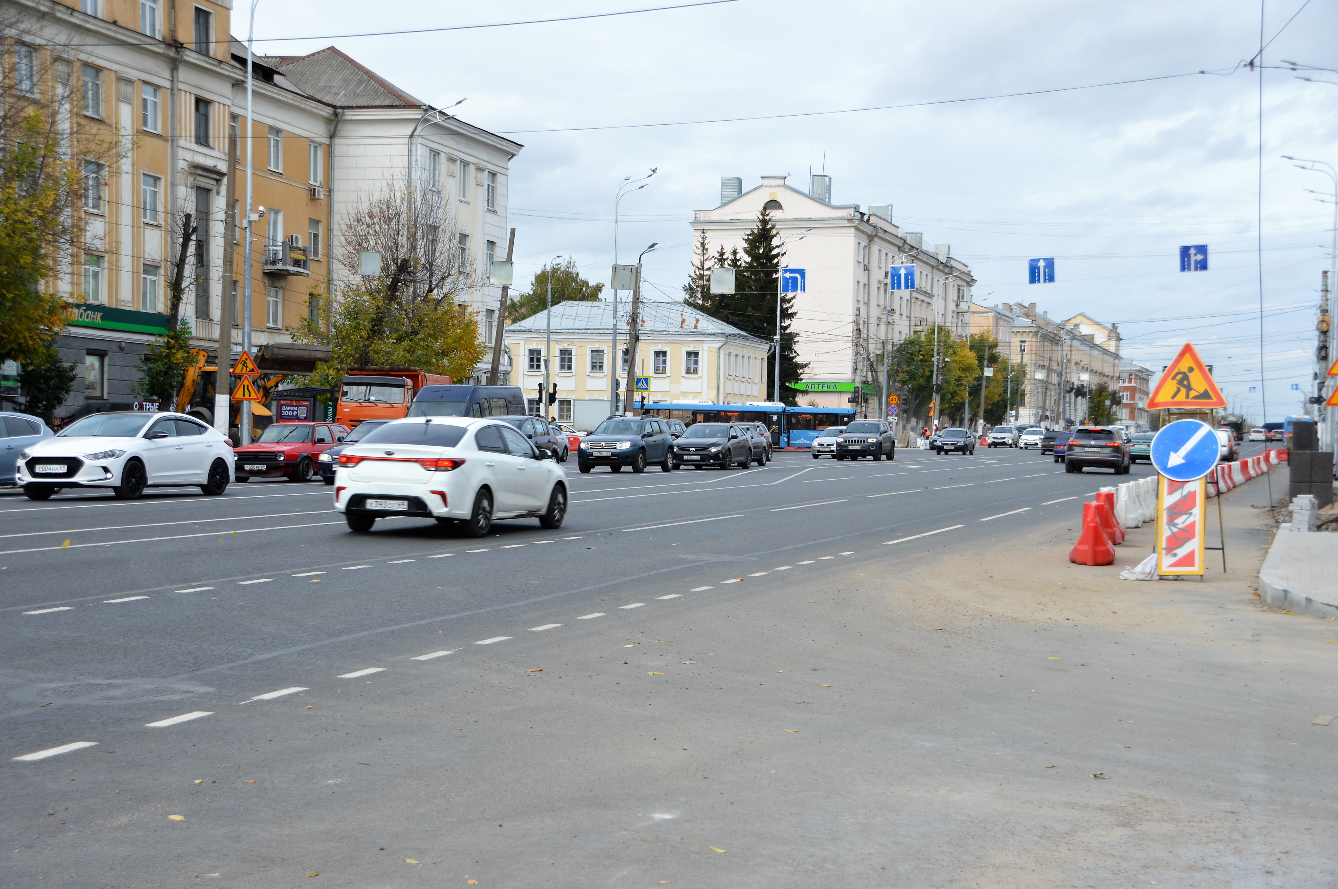 В Твери завершаются ремонтные работы на дорогах