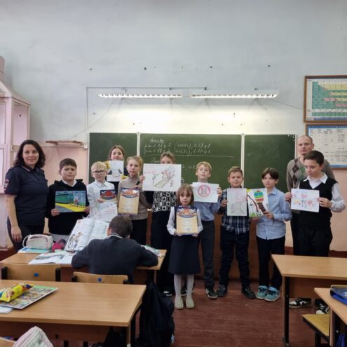 Тверские транспортные полицейские провели конкурс рисунков на тему «Дорога Без Опасности»