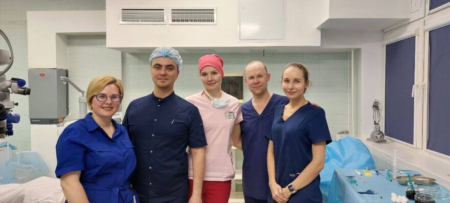 Клиника ТГМУ первой в регионе выполнила послойную пересадку роговицы