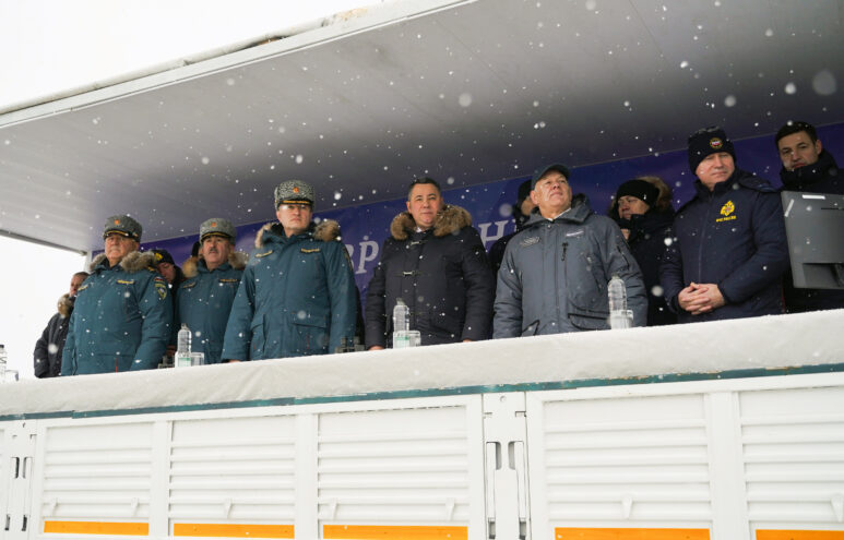 В Тверской области прошли учения по ликвидации крупного ДТП на трассе М-11