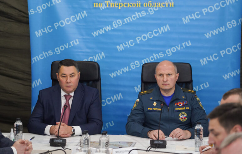 В Тверской области прошли учения по ликвидации крупного ДТП на трассе М-11