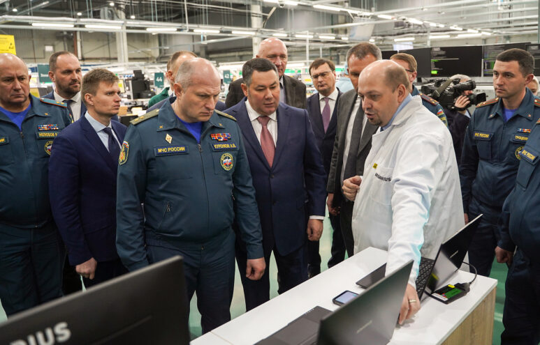 Игорь Руденя представил Александру Куренкову возможности Тверской области по производству компьютерной техники