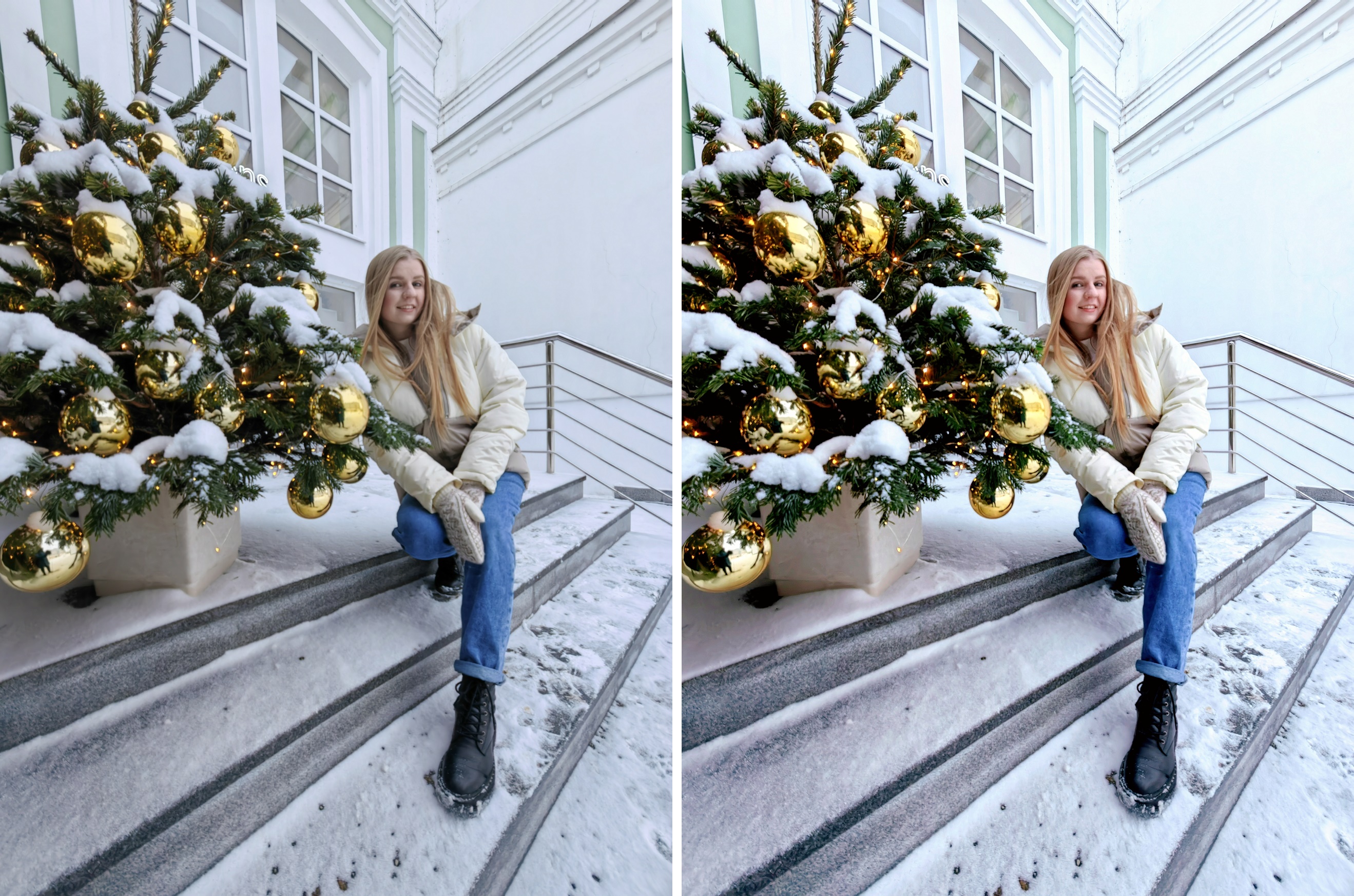 Фотолайфхак: Как сделать идеальное новогоднее фото на улице