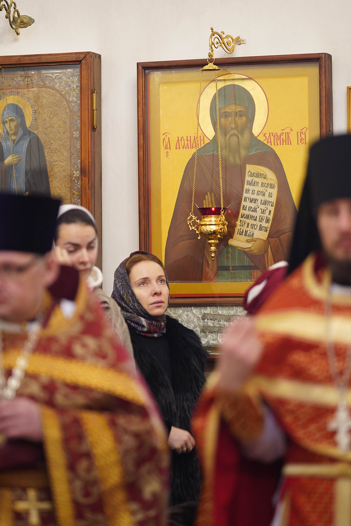 Известная актриса Екатерина Гусева посетила монастырь в Твери