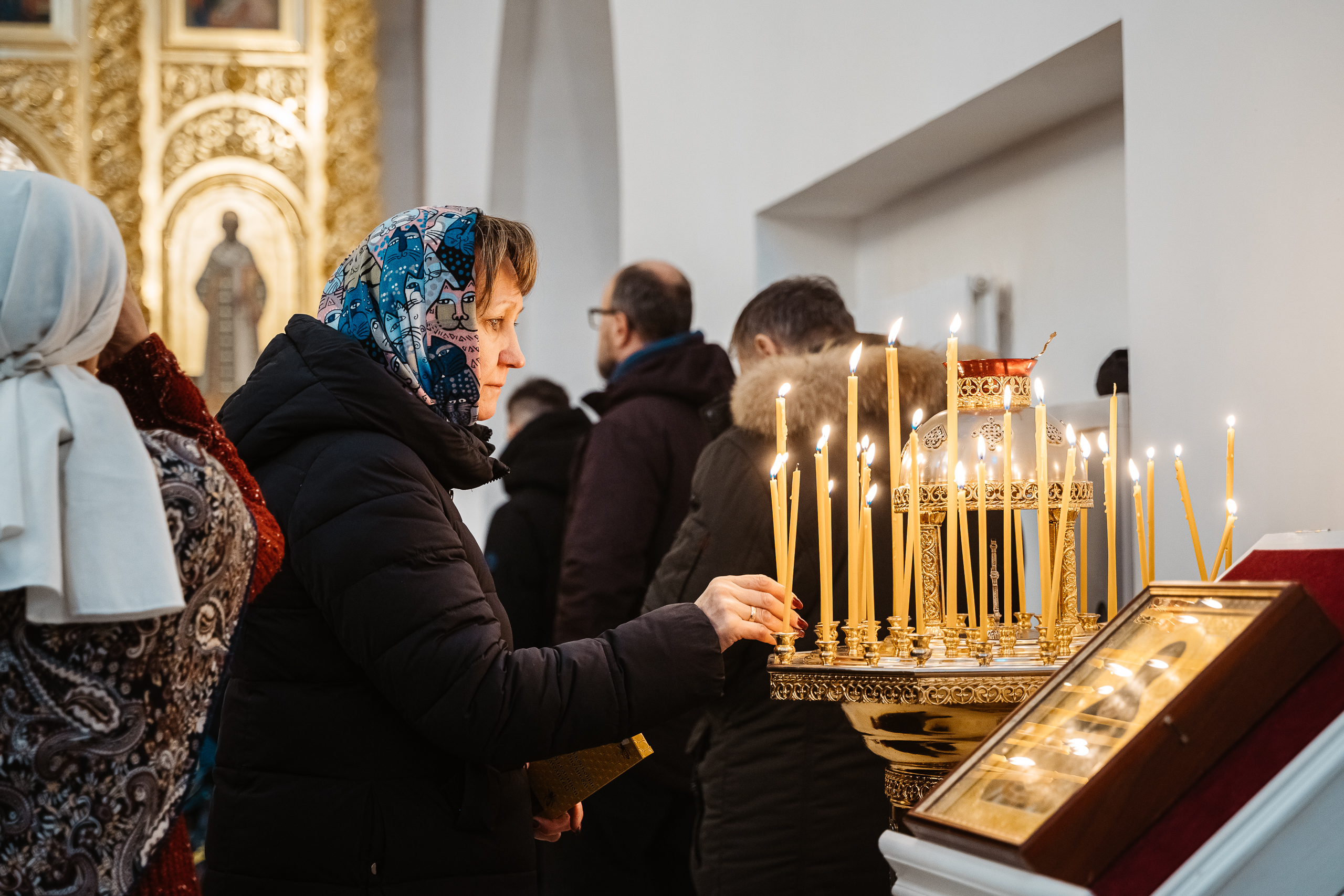 На Соборной площади открыли памятник Михаилу Тверскому и святителю Симеону