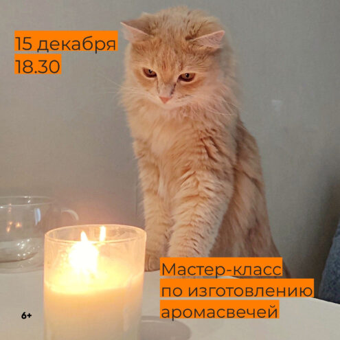 Тверское котокафе приглашает на мастер-класс по изготовлению ароматических свечей Тверское котокафе приглашает на мастер-класс по изготовлению ароматических свечей