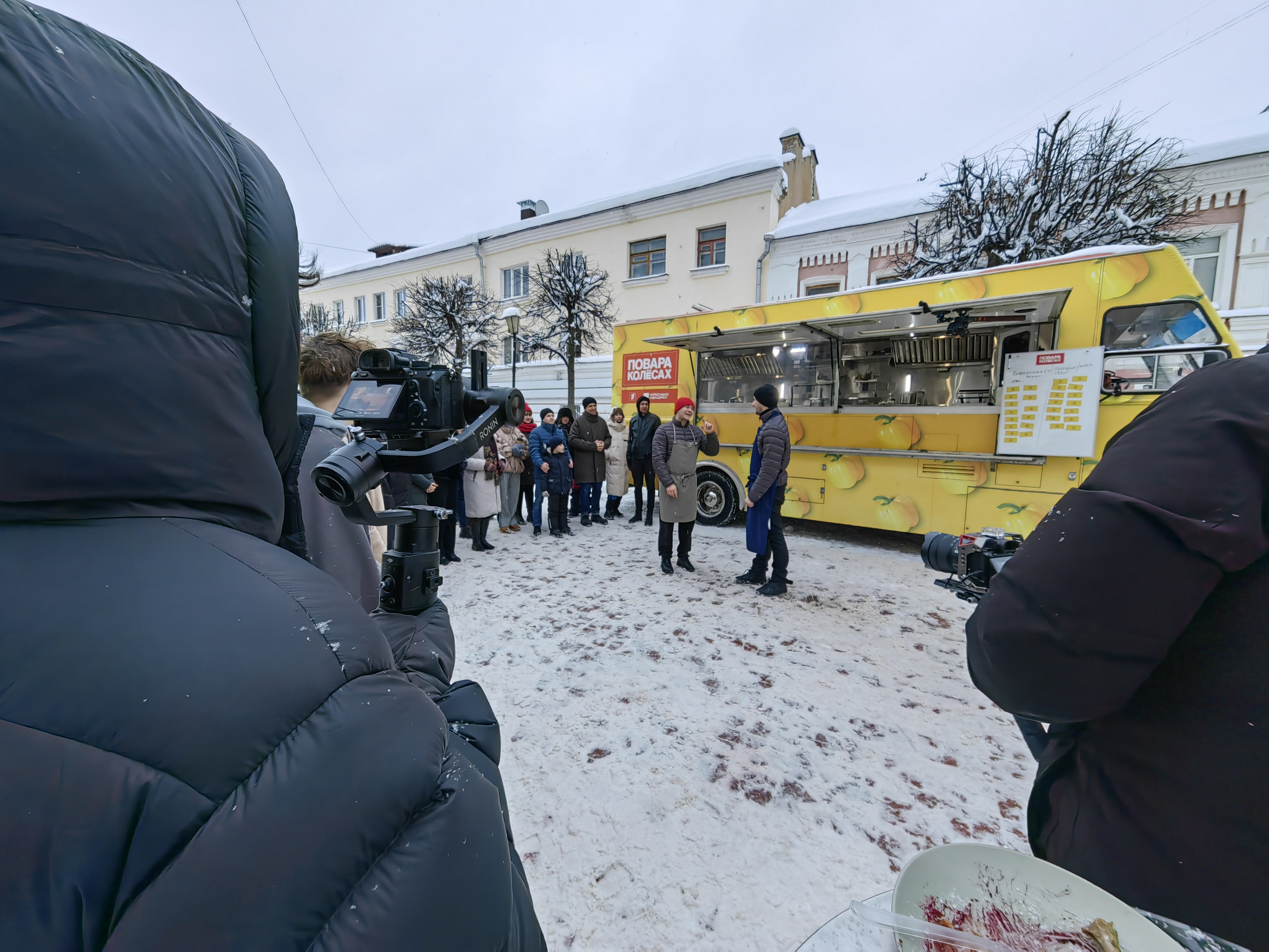 В Твери снимают новый выпуск программы «Повара на колесах»