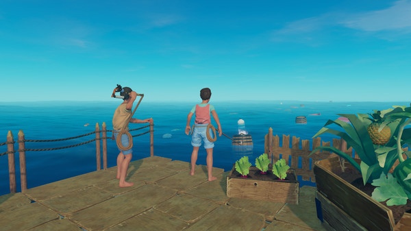 Поиграли за вас: Не дай акуле слопать свой плот в игре Raft