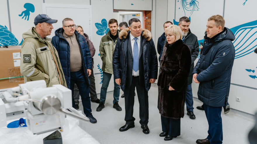 Большой фоторепортаж инспекционной поездки губернатора по строящимся школам и поликлинике в Твери Большой фоторепортаж инспекционной поездки губернатора по строящимся школам и поликлинике в Твери