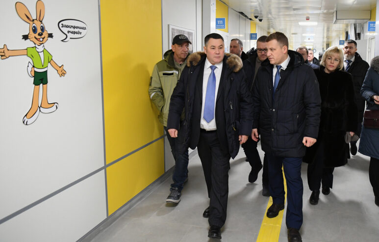 Игорь Руденя проинспектировал завершение строительства социальных объектов города Твери Игорь Руденя проинспектировал завершение строительства социальных объектов города Твери