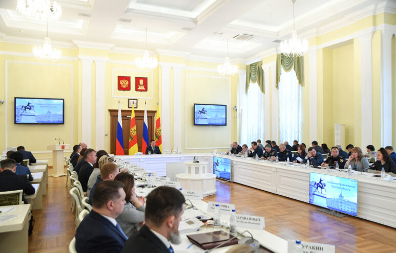 На заседании Правительства Тверской области рассмотрели развитие территорий Тверской области