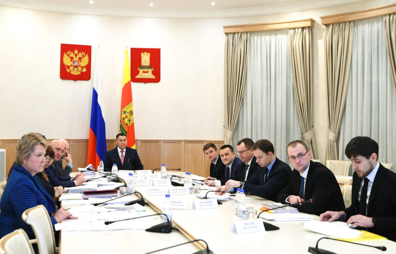 Игорь Руденя провел заседание Президиума Правительства Тверской области