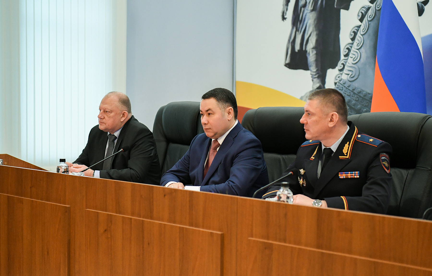 Губернатор Игорь Руденя принял участие в заседании коллегии УМВД по Тверской области Губернатор Игорь Руденя принял участие в заседании коллегии УМВД по Тверской области