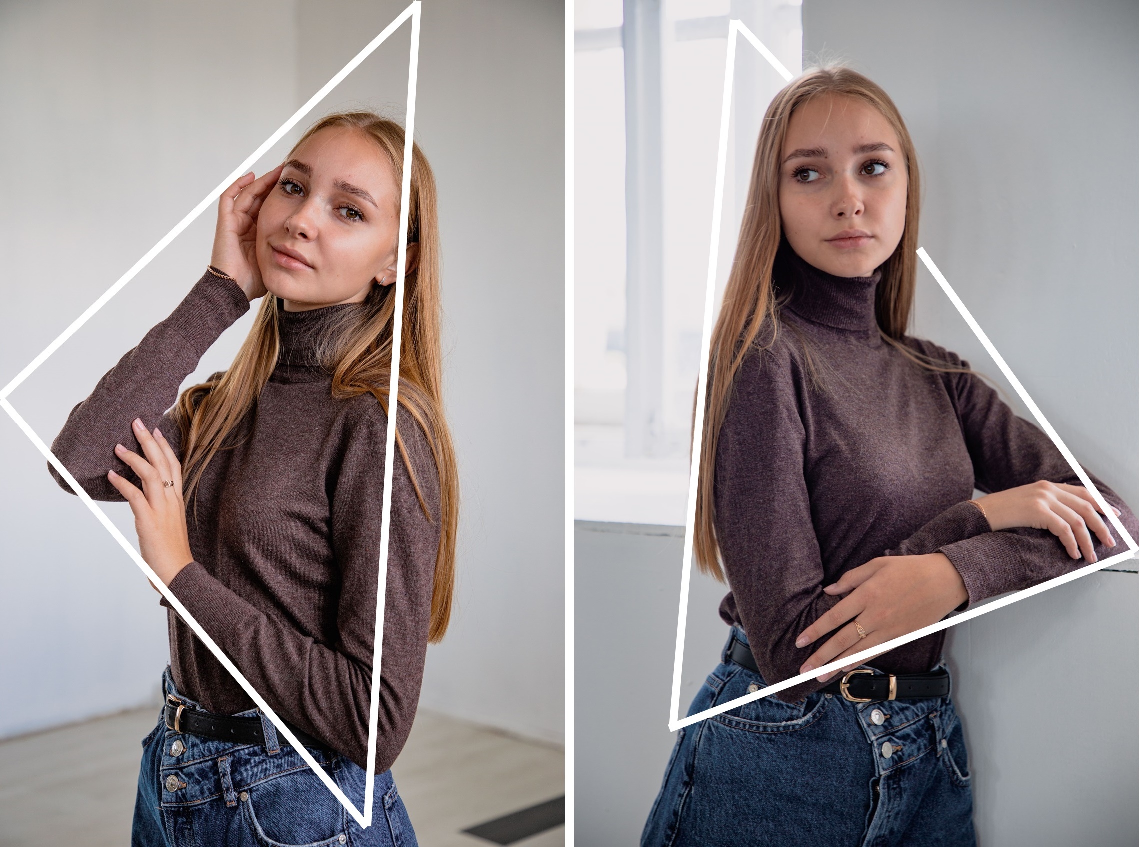 Фотолайфхак: Правило «золотого» треугольника