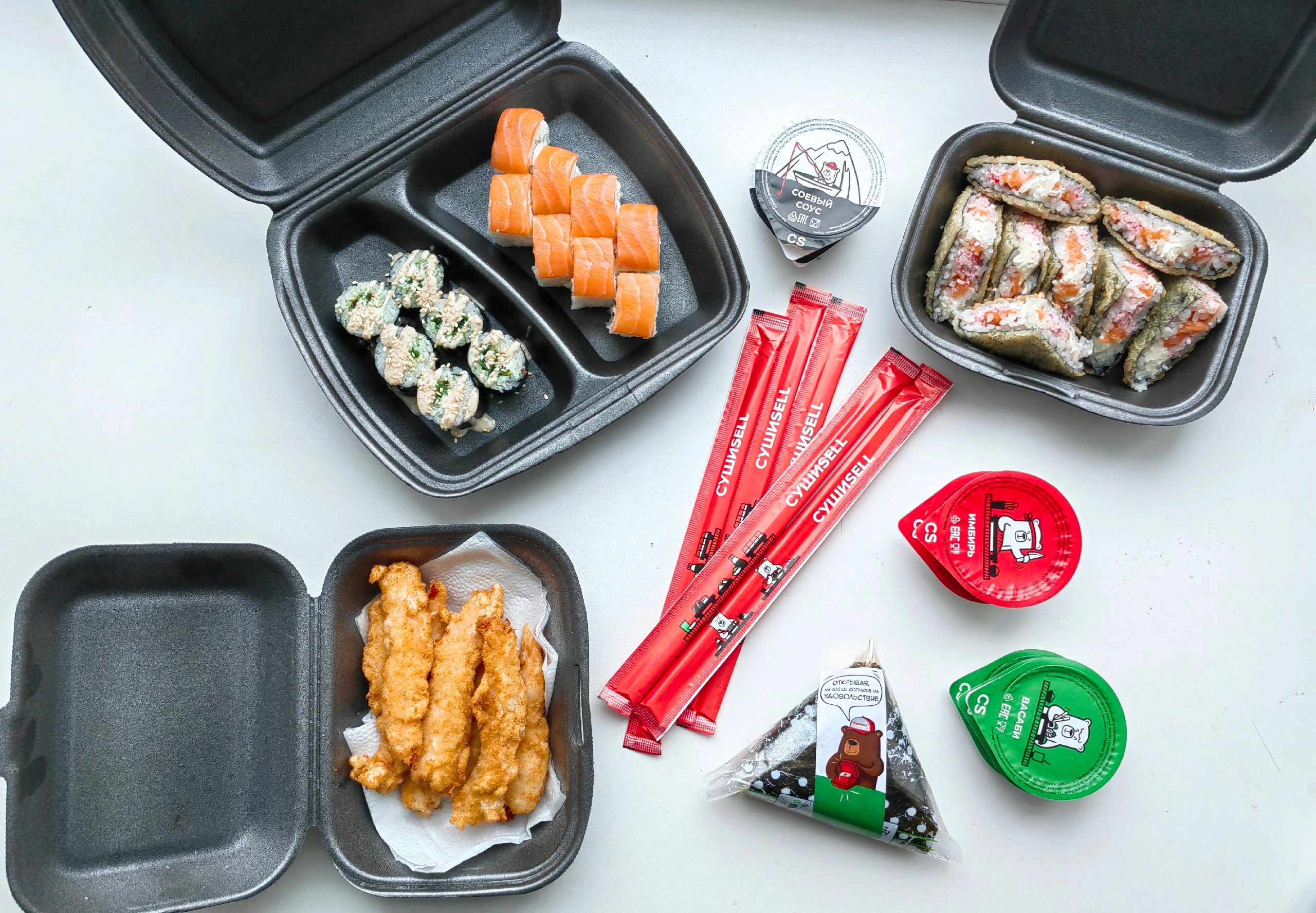 Поели за вас: Роллы с чукой и безвкусные креветки от доставки CушиSell