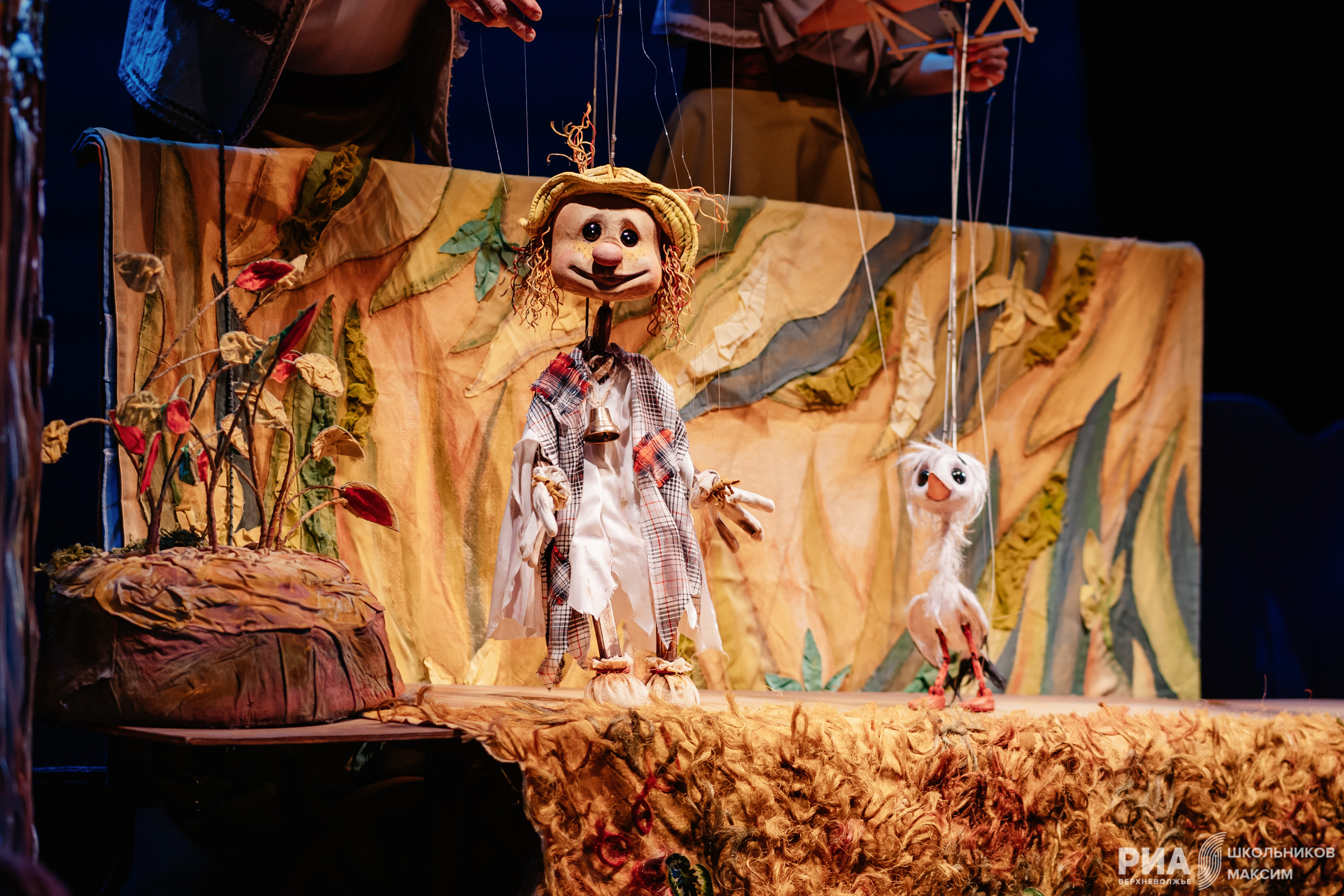 О настоящей дружбе: Тверской театр кукол представил обновлённый спектакль Аистёнок и Пугало