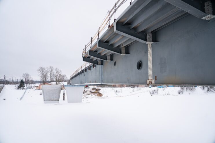 Как строится Западный мост: До исполнения большой тверской мечты осталось 120 метров Как строится Западный мост: До исполнения большой тверской мечты осталось 120 метров