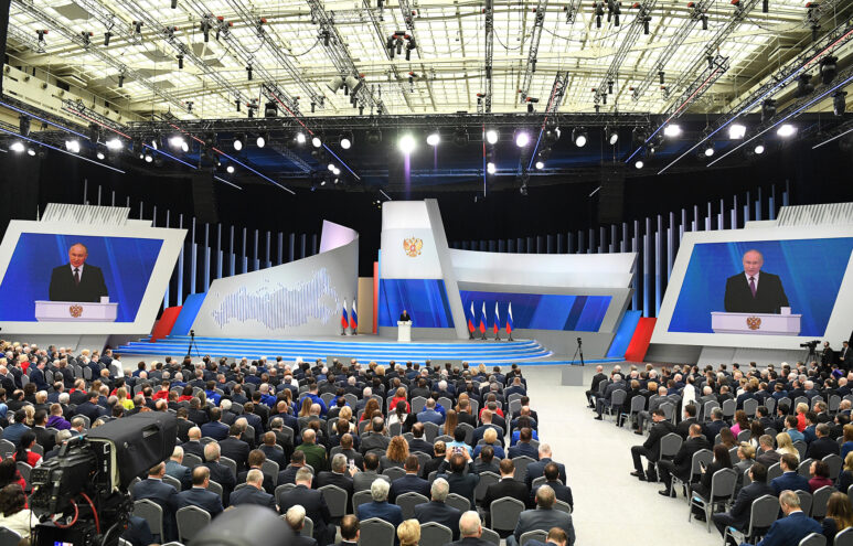 Игорь Руденя присутствует на Послании Владимира Путина Федеральному Собранию РФ