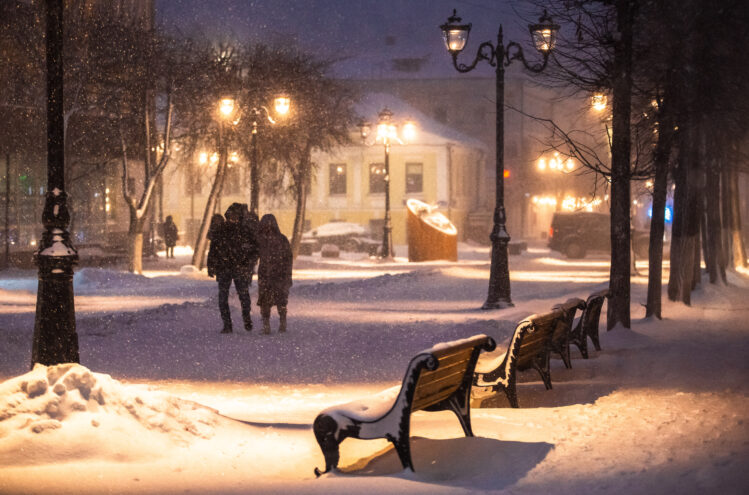 Вечером на территории Тверской области пройдёт сильный снегопад 2025 год в Тверской области начнется со снегопада