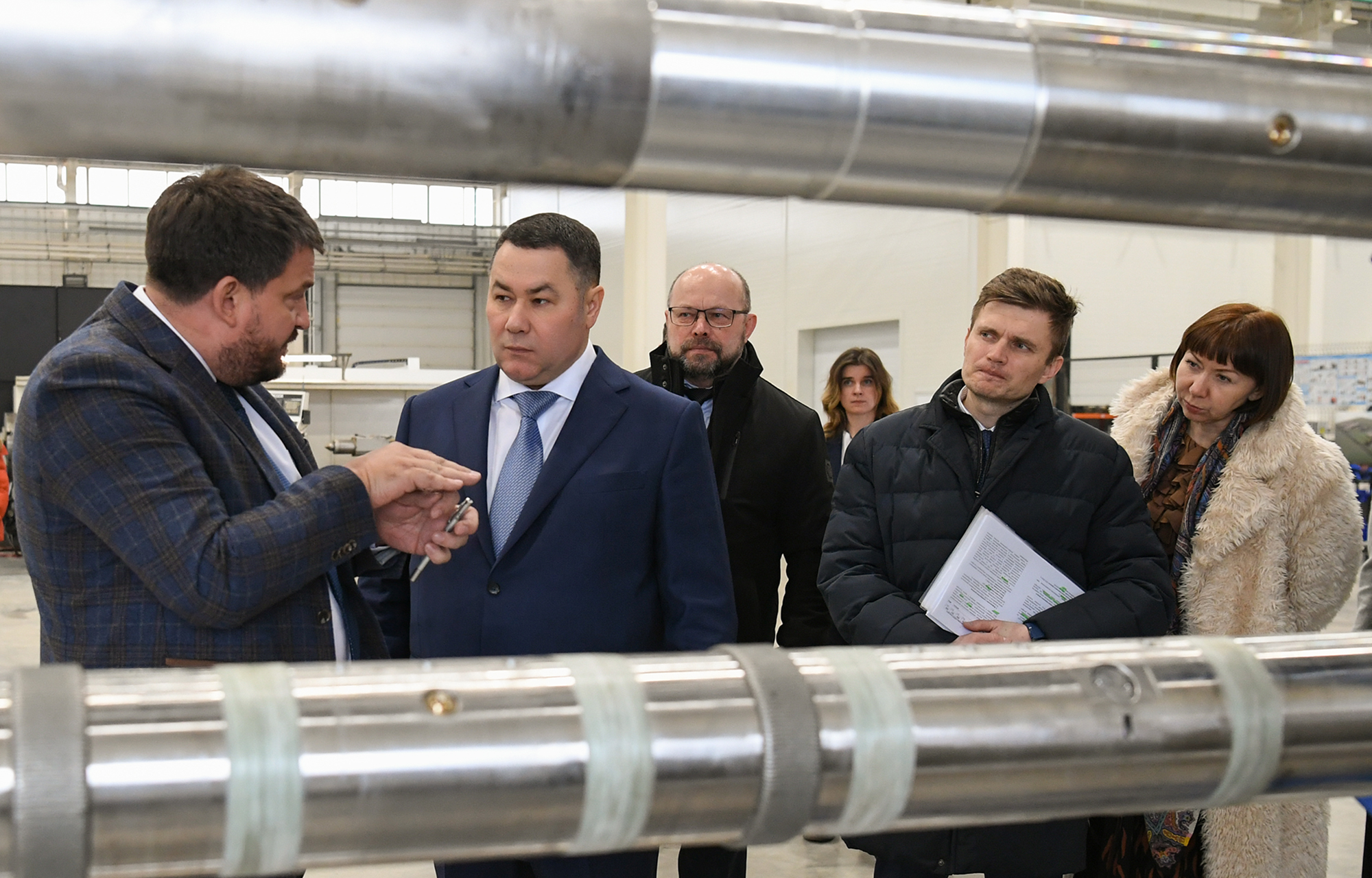 Игорь Руденя ознакомился за запуском крупных инвестиционных проектов в промышленном секторе в Тверской области