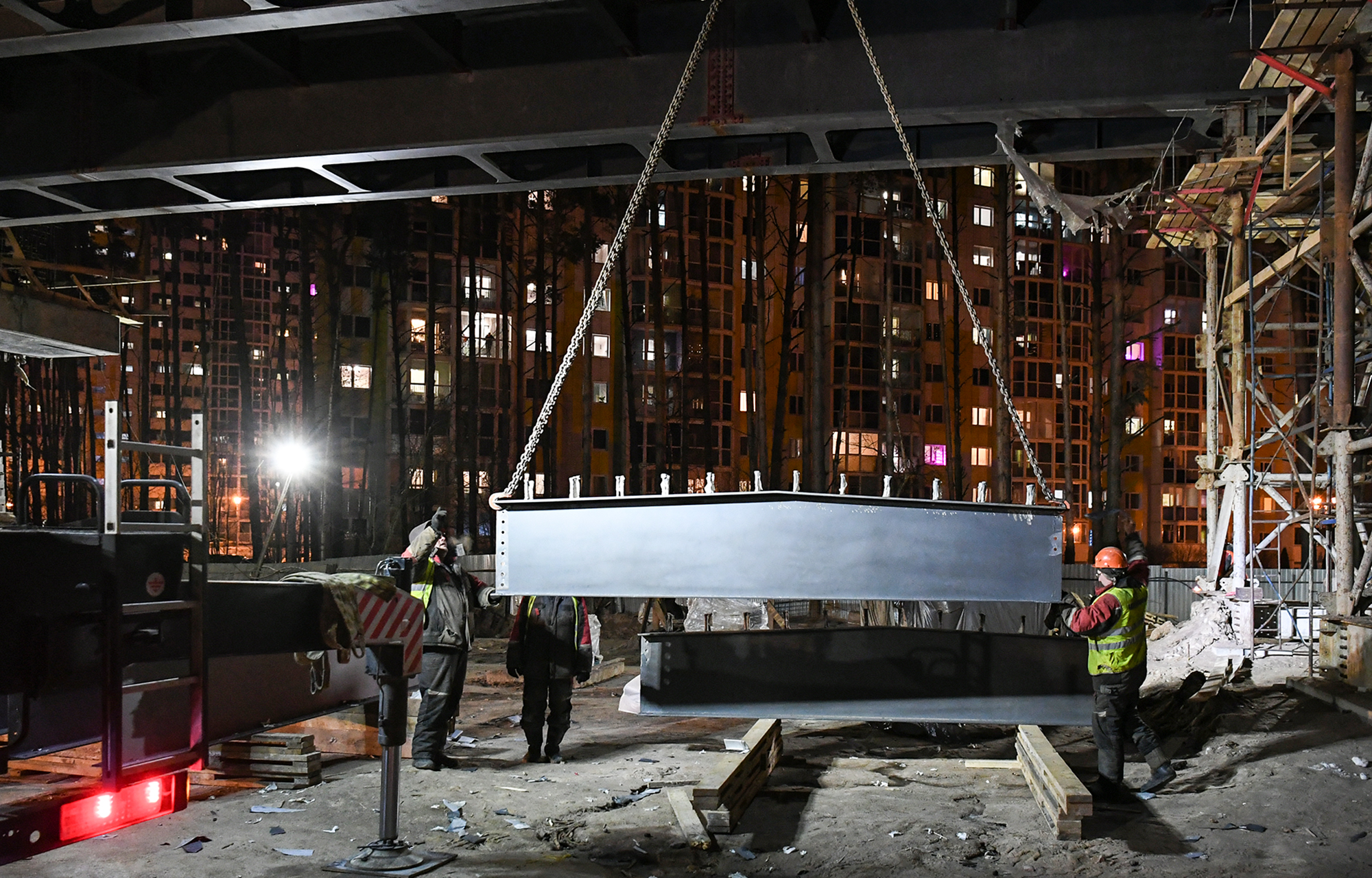 В Твери завершается устройство подпорной стенки путепровода на улице Фрунзе