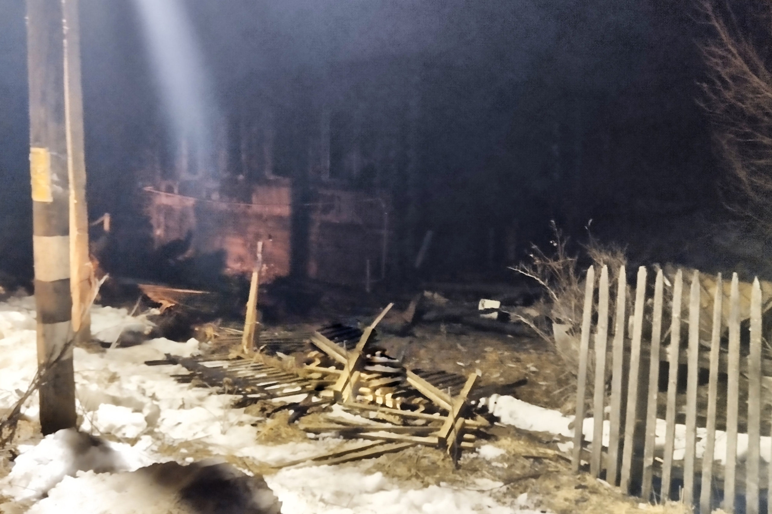 Пожар в Тверской области унес жизнь мужчины
