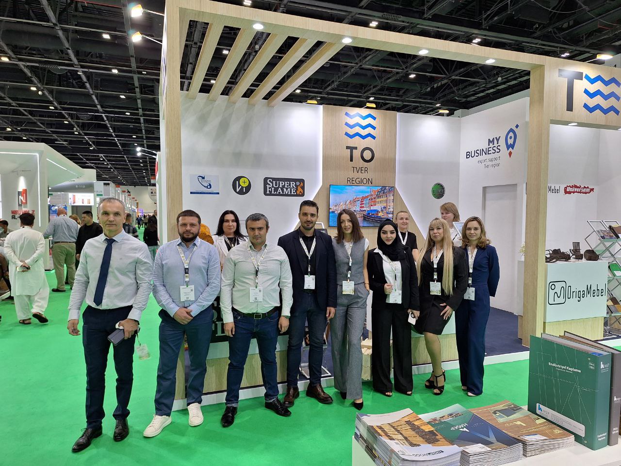 Деревообрабатывающие компании из Тверской области представили свою продукцию в Объединенных Арабских Эмиратах