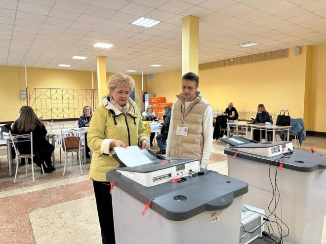 Татьяна Соцкая: Восхищаюсь активностью наших студентов на выборах президента