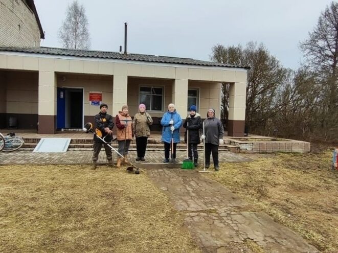 В Андреапольском округе прошел субботник