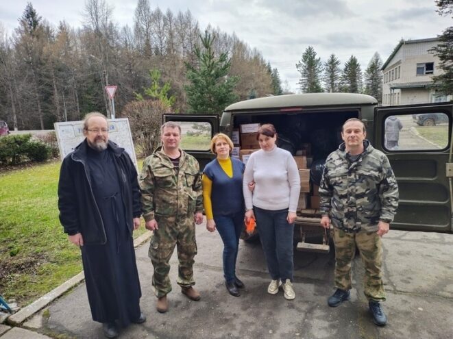 Оленинский округ вновь отправил гумгруз в зону спецоперации Оленинский округ вновь отправил гумгруз в зону спецоперации