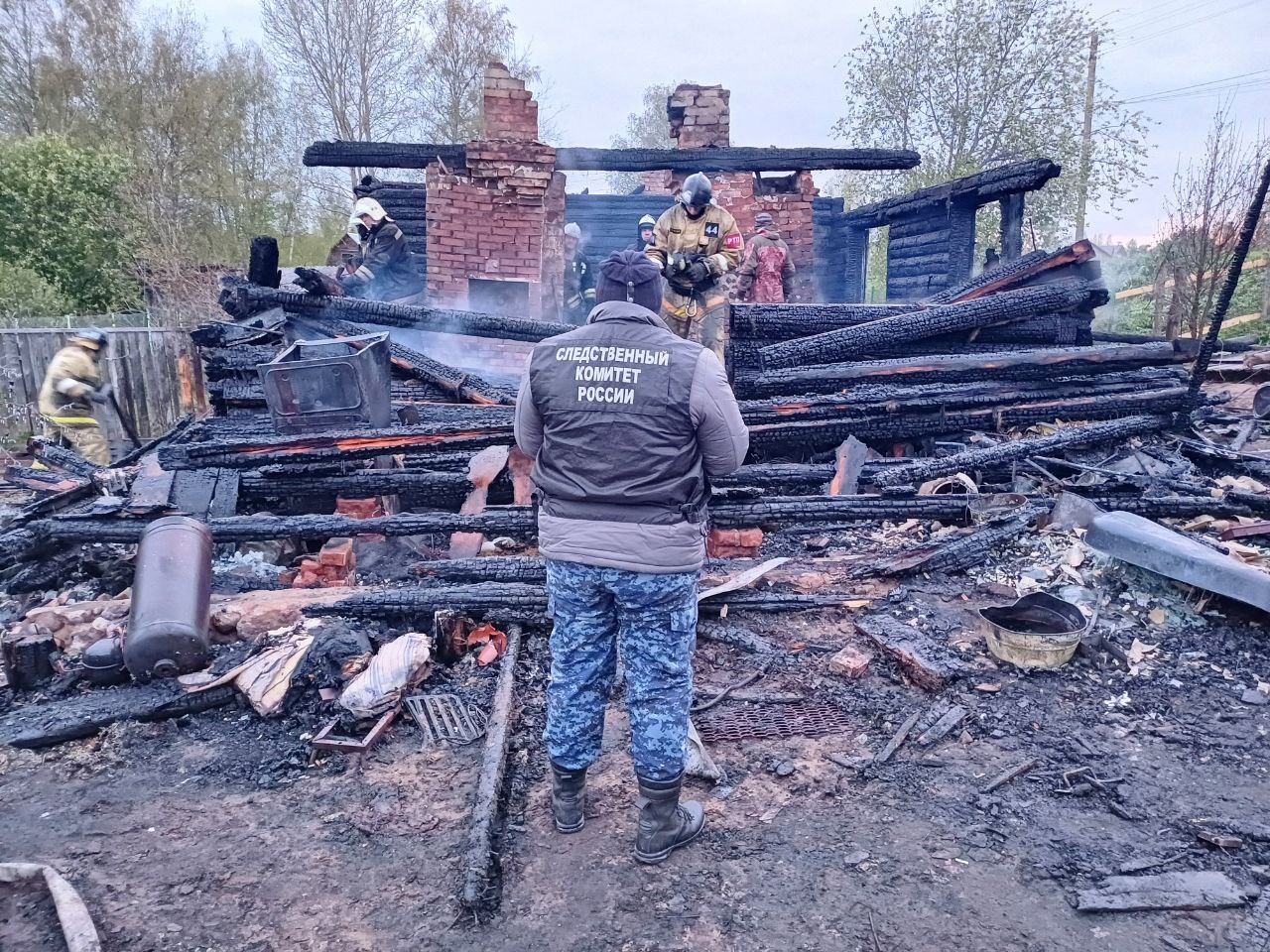 В Тверской области погибли в пожаре два человека