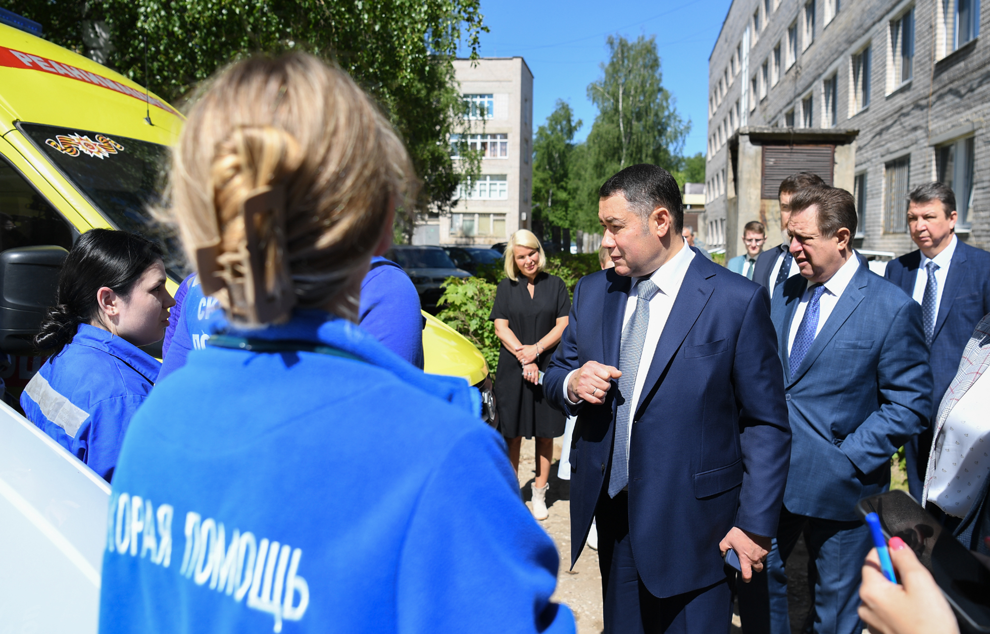 Игорь Руденя в Конаковском округе посетил ЦРБ и станцию скорой помощи Игорь Руденя в Конаковском округе посетил ЦРБ и станцию скорой помощи