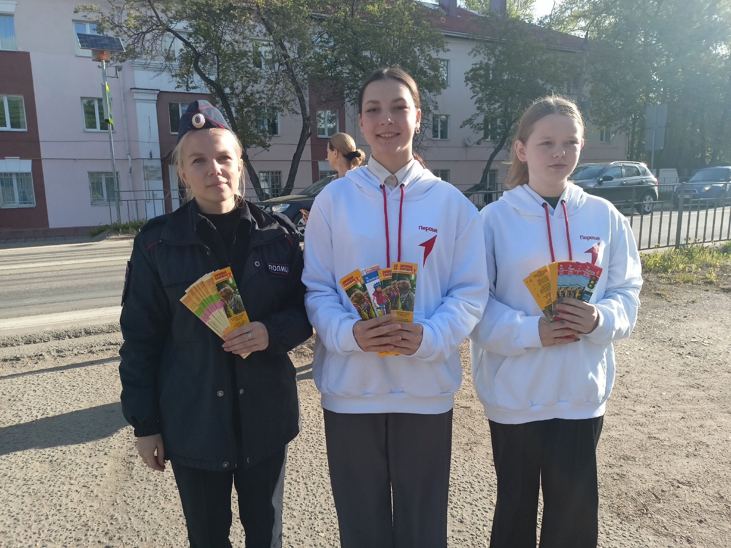Жителям Ржева рассказали про безопасный пешеходный переход