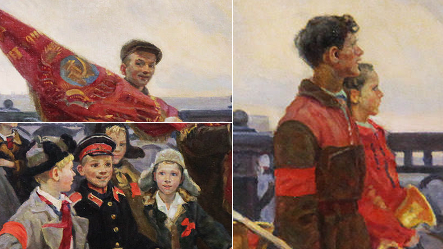 Искусство Победы: После демонстрации. Они видели Сталина