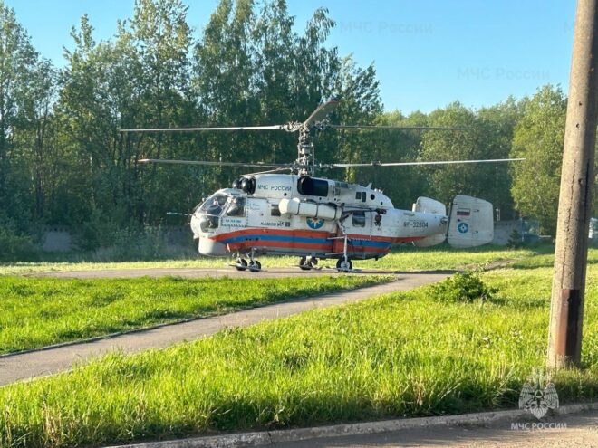 Вертолет МЧС совершил экстренный вылет из Твери в Кимры Вертолет МЧС совершил экстренный вылет из Твери в Кимры