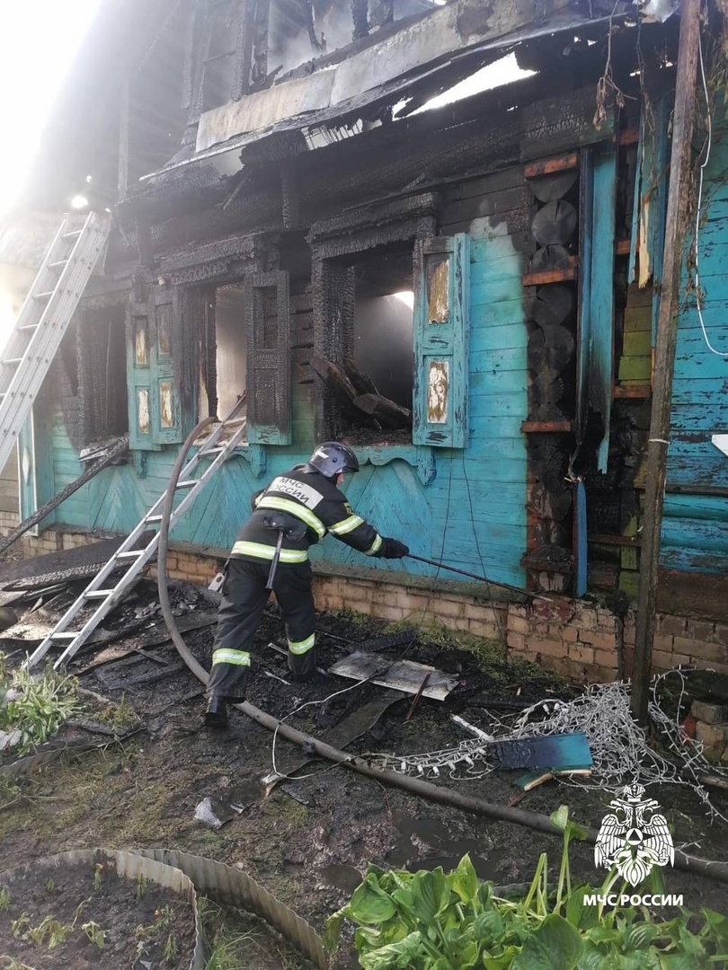 Под Тверью погиб мужчина на пожаре Под Тверью погиб мужчина на пожаре