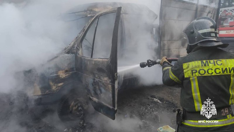 В Твери потушили загоревшуюся «ГАЗель»